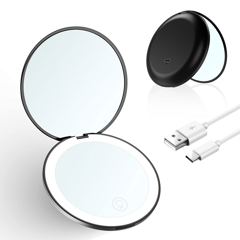 Hand Pocket Mirror with Lights: The Perfect Beauty Companion